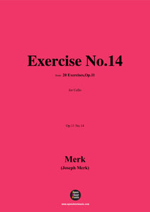 Merk-Exercise No.14,Op.11 No.14