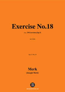 Merk-Exercise No.18,Op.11 No.18