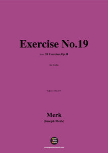 Merk-Exercise No.19,Op.11 No.19