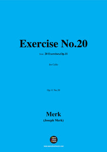 Merk-Exercise No.20,Op.11 No.20