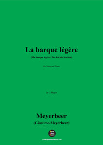 Meyerbeer-La barque légère