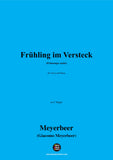 Meyerbeer-Frühling im Versteck