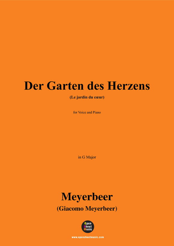 Meyerbeer-Der Garten des Herzens