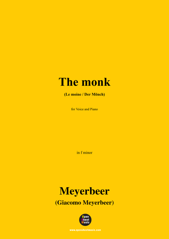 Meyerbeer-The monk