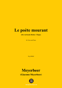 Meyerbeer-Le poète mourant