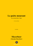 Meyerbeer-Le poète mourant