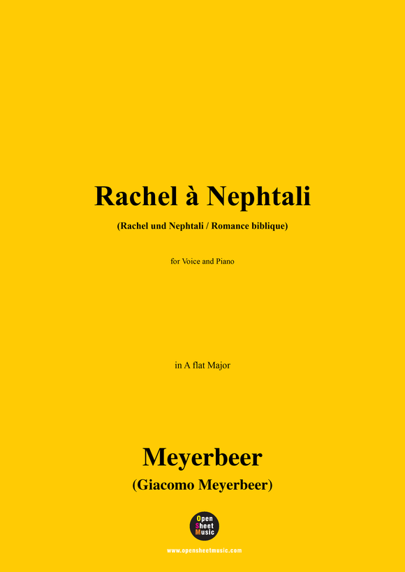 Meyerbeer-Rachel à Nephtali