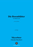 Meyerbeer-Die Rosenblätter