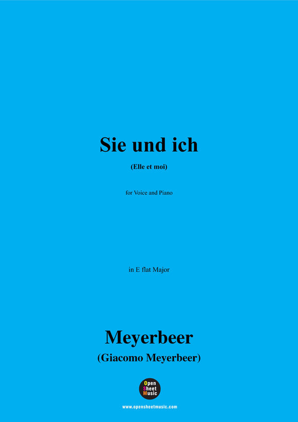 Meyerbeer-Sie und ich