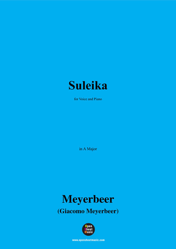 Meyerbeer-Suleika