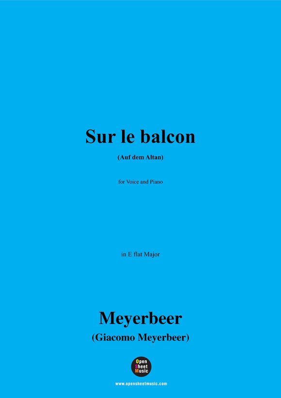 Meyerbeer-Sur le balcon