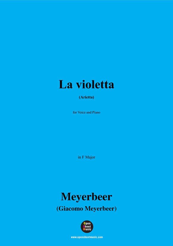 Meyerbeer-La violetta