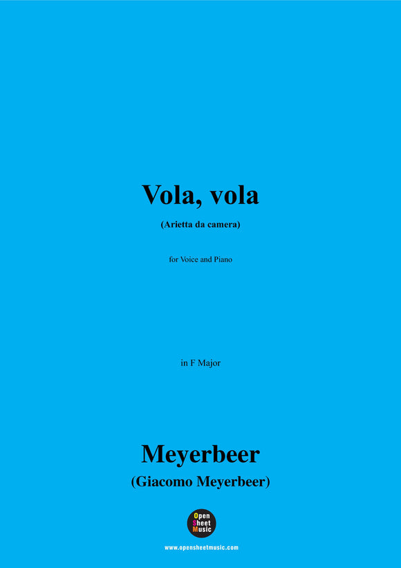 Meyerbeer-Vola,vola