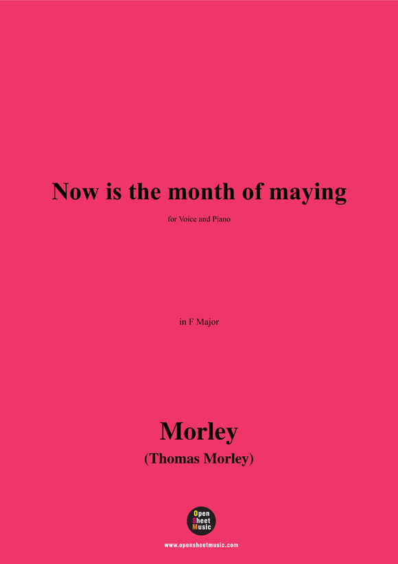Morley-Now is the month of maying