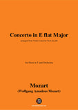 W. A. Mozart-Concerto in E flat Major,for Horn in F and Orchestra