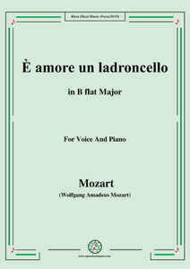 W. A. Mozart-È amore un ladroncello