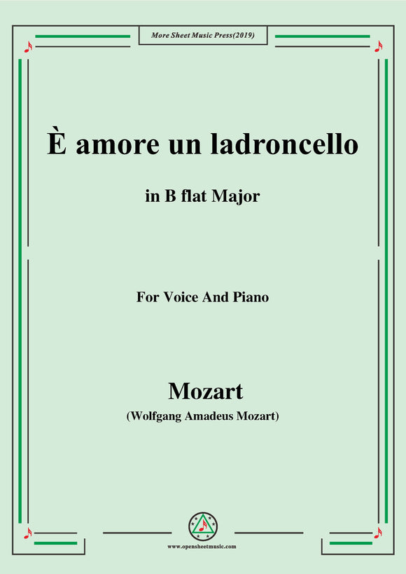 W. A. Mozart-È amore un ladroncello