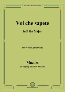 Mozart-Voi che sapete,from 'Le Nozze di Figaro'