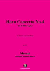 W. A. Mozart-Horn Concerto No.4,K.495,in E flat Major