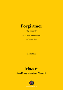 W. A. Mozart-Porgi amor
