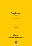 W. A. Mozart-Porgi amor