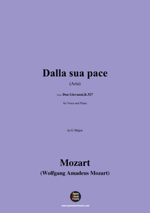 W. A. Mozart-Dalla sua pace