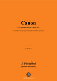 J. Pachelbel-Canon,for Children Chorus,Soprano Recorder,Guitar,Bass and Piano