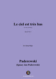 Paderewski-Le ciel est très bas(1904)