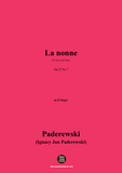 Paderewski-La nonne(1904)
