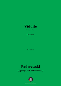 Paderewski-Viduite