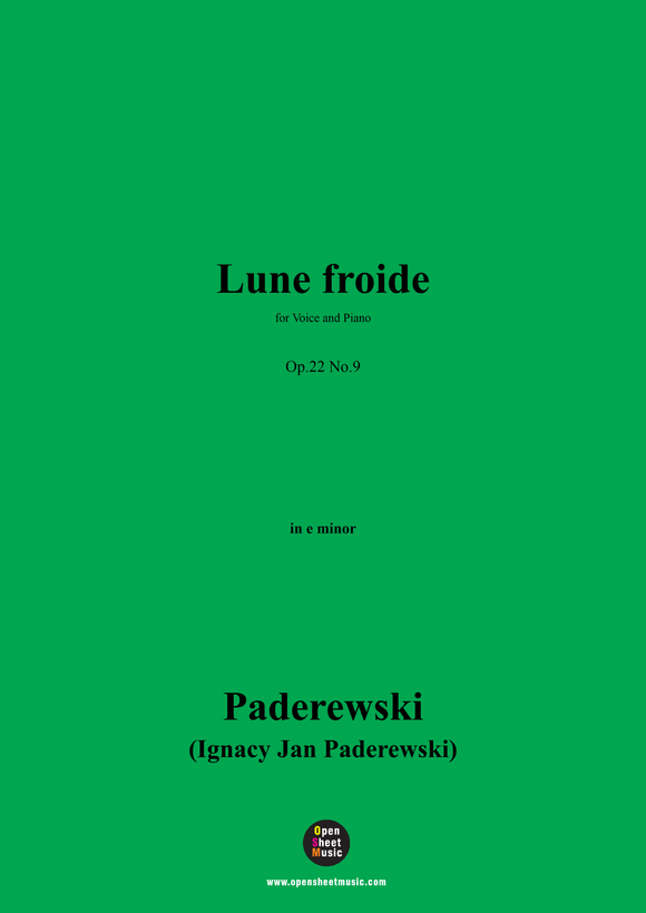 Paderewski-Lune froide