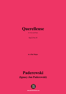 Paderewski-Querelleuse(1904)