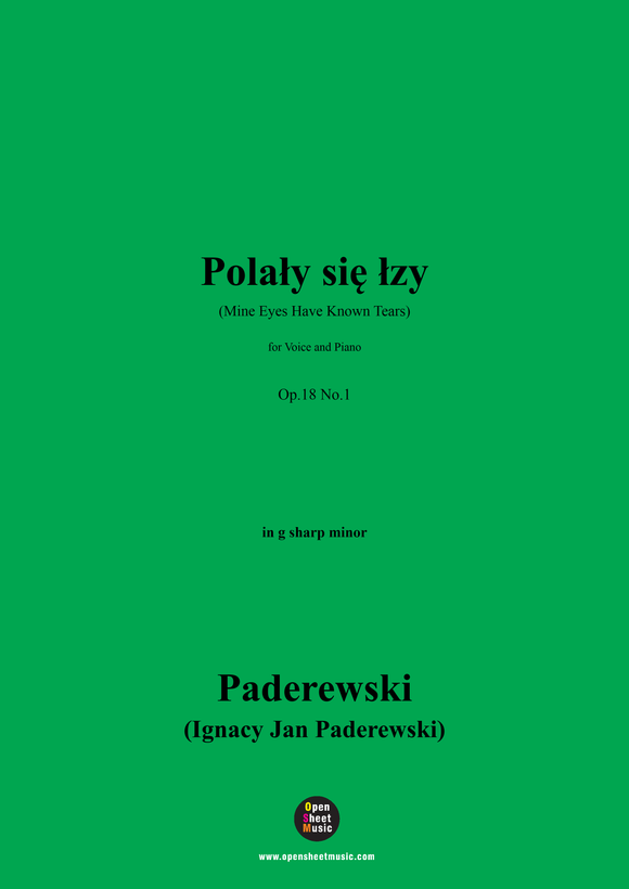Paderewski-Polały się łzy