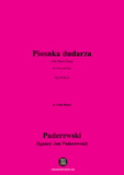 Paderewski-Piosnka dudarza