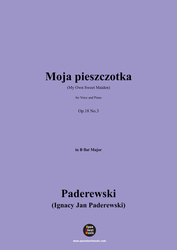 Paderewski-Moja pieszczotka