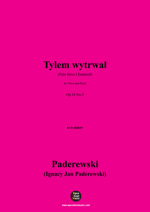 Paderewski-Tylem wytrwał