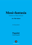 Paganini-Variations on a Theme of Rossini(Mose-fantasia),MS 23,for String Quartet