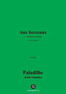 Paladilhe-Aux berceaux