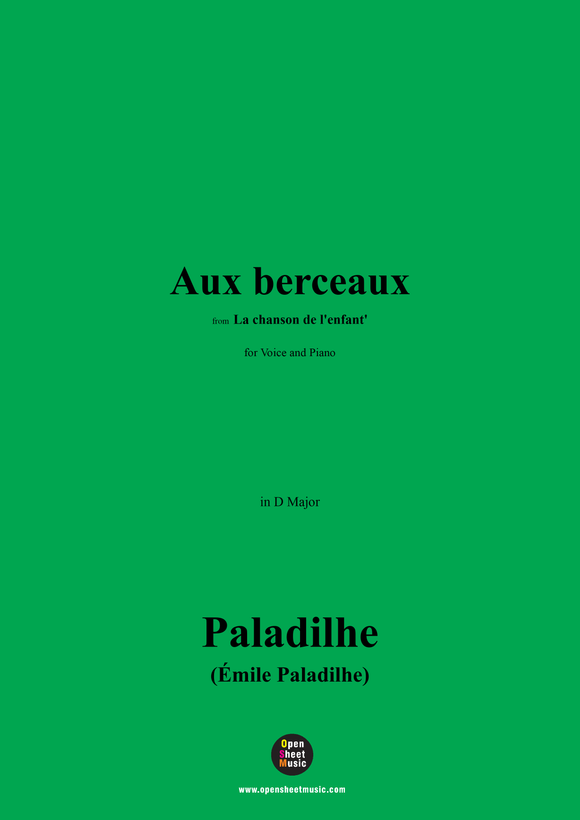 Paladilhe-Aux berceaux