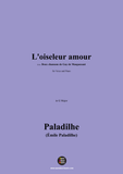 Paladilhe-L'oiseleur amour