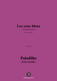 Paladilhe-Les yeux bleus