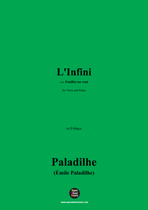 Paladilhe-L'Infini