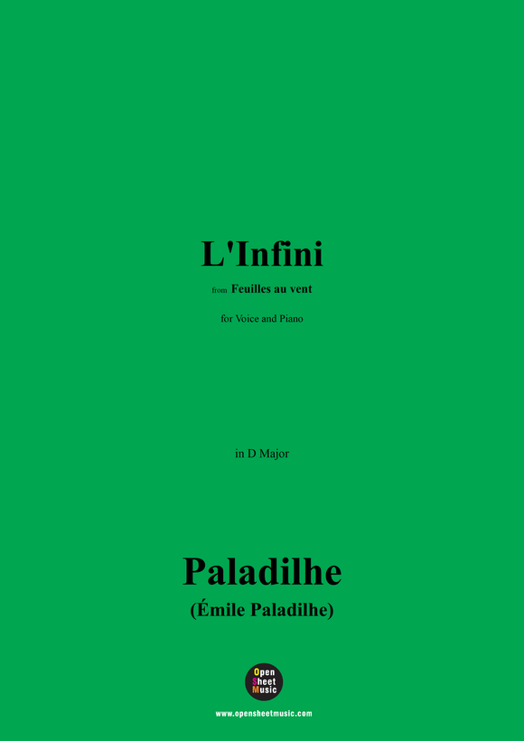 Paladilhe-L'Infini