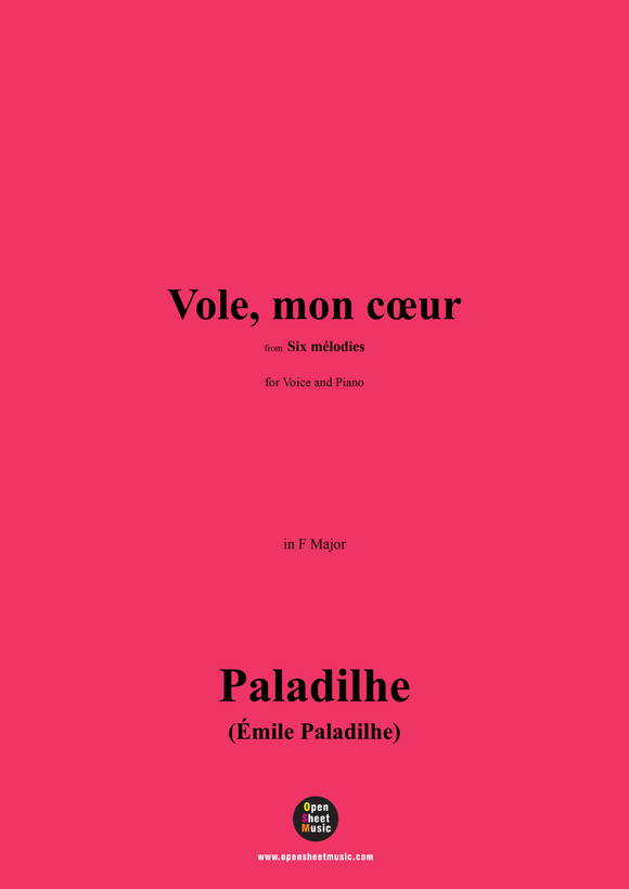 Paladilhe-Vole,mon cœur