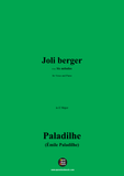 Paladilhe-Joli berger