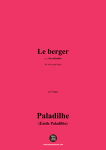 Paladilhe-Le berger