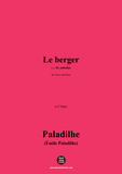 Paladilhe-Le berger