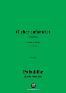 Paladilhe-O cher enfantelet