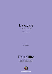 Paladilhe-La cigale