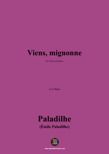 Paladilhe-Viens,mignonne